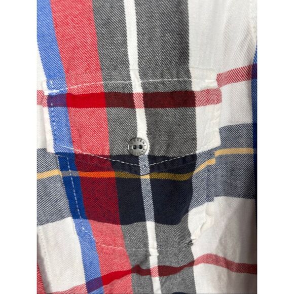 Current Elliot x Barneys New York button down flannel shirt size 1 size M - Picture 3 of 6